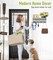 Wall-Mounted Key Holder – Solid Wood Rustic Organizer with 4 Double Hooks for Keys and Mail, Gray Entryway and Living Room Decor